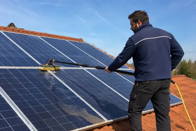 Nettoyage et entretien de panneaux solaires à Caignac